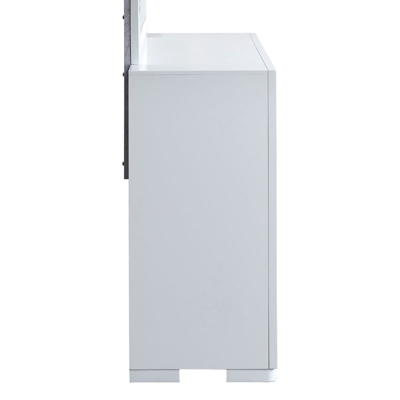Milan G08590-D DRESSER(Without Mirror) , White