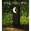 Lampes solaires modernes pour allées extérieures, lampes paysagères en forme de lune - Décoration solaire plus lumineuse et étanche pour cour, jardin, allée, chemin extérieur