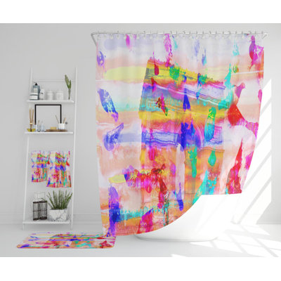 Nataleigh Polyester Shower Curtain Set