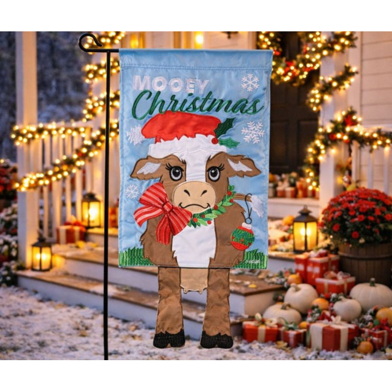 Crazy Leg Cow Mooey Christmas