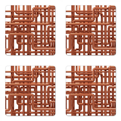 Square 4 Piece Coaster Set