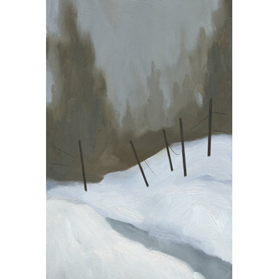 Deep Snow II 1 Piece Wrapped Canvas Painting