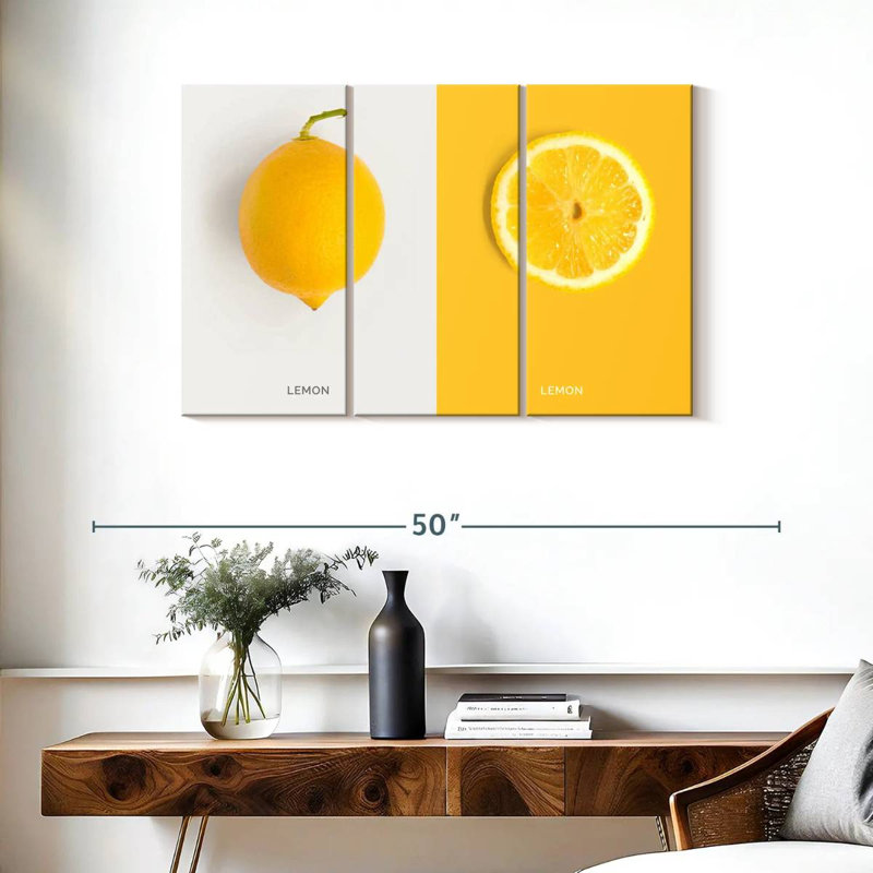 Yarlin Lemon, 24" H x 38" W