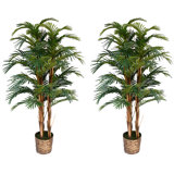 60" Artificial Palm Tree in Planter Set