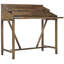 Bureau en bois massif avec rehausse Brileigh-18643211