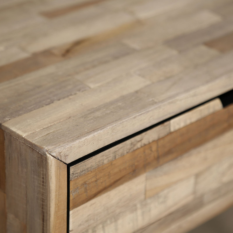 Riley 45cm W Solid Wood Bedside Table