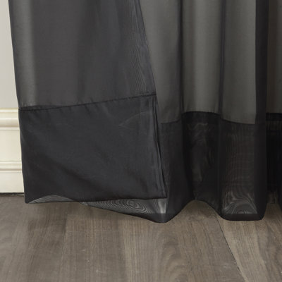 Panneau de rideau transparent avec passe-tringle Wayfair Basics® Albia