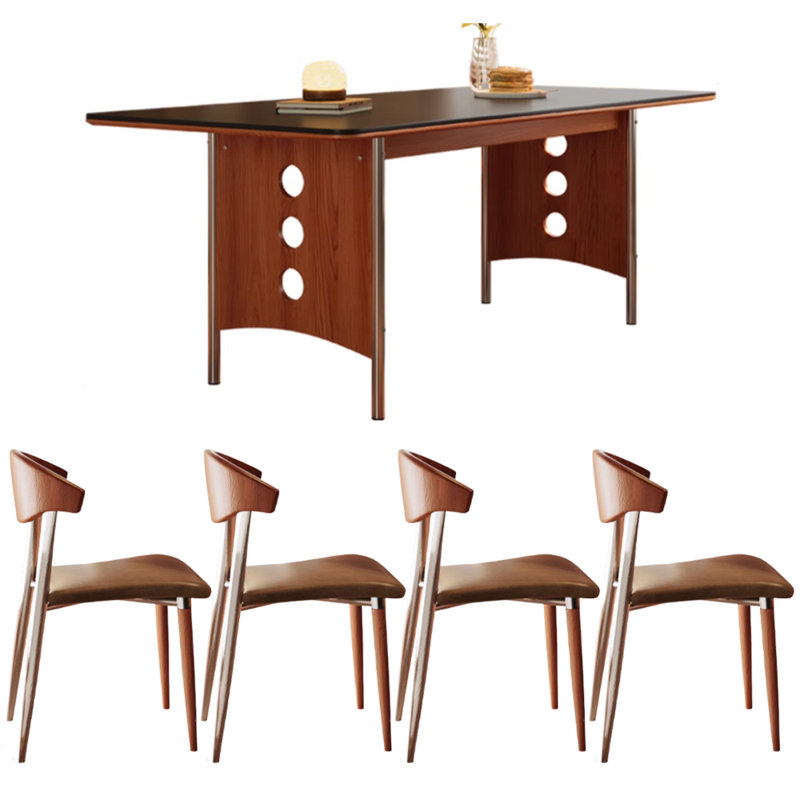 Table de salle à manger Exquise Retro, H 29,52 po x L 62,99 po x l 31,49 po