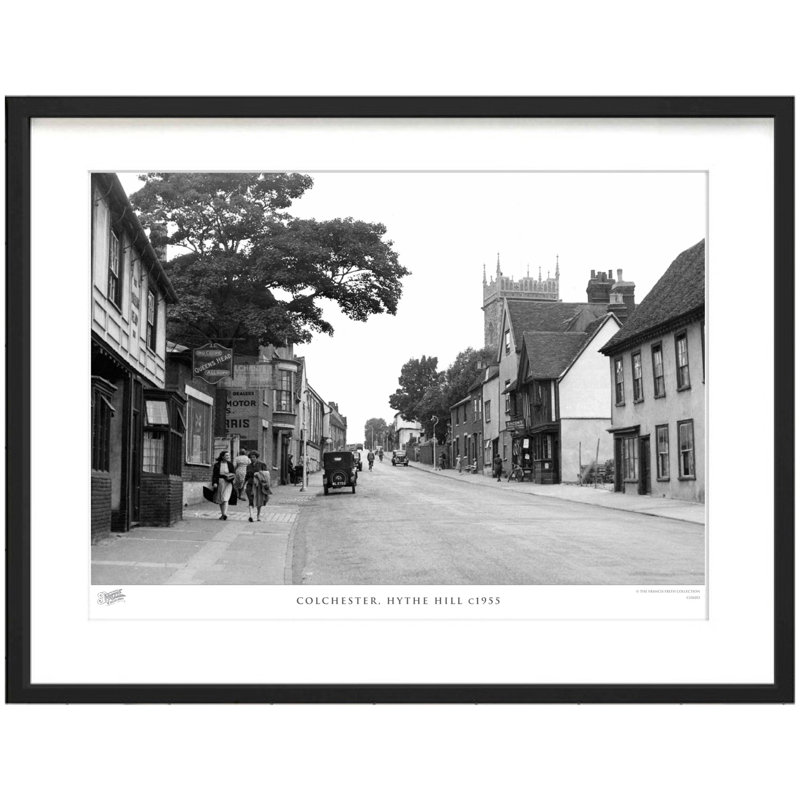 Colchester, Hythe Hill C1955 by Francis Frith - Single Picture Frame Print, 28cm H x 36cm W x 2.3cm D