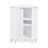 Elegant Triangle White Bathroom Cabinet - , Adjustable Shelves, Adds Class To Modern Style Corner, Shelves For Efficiency