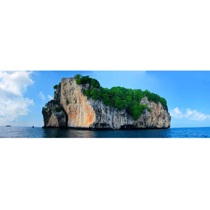 Décalcomanie murale panoramique island Gottschalk, 19 po x 60 po