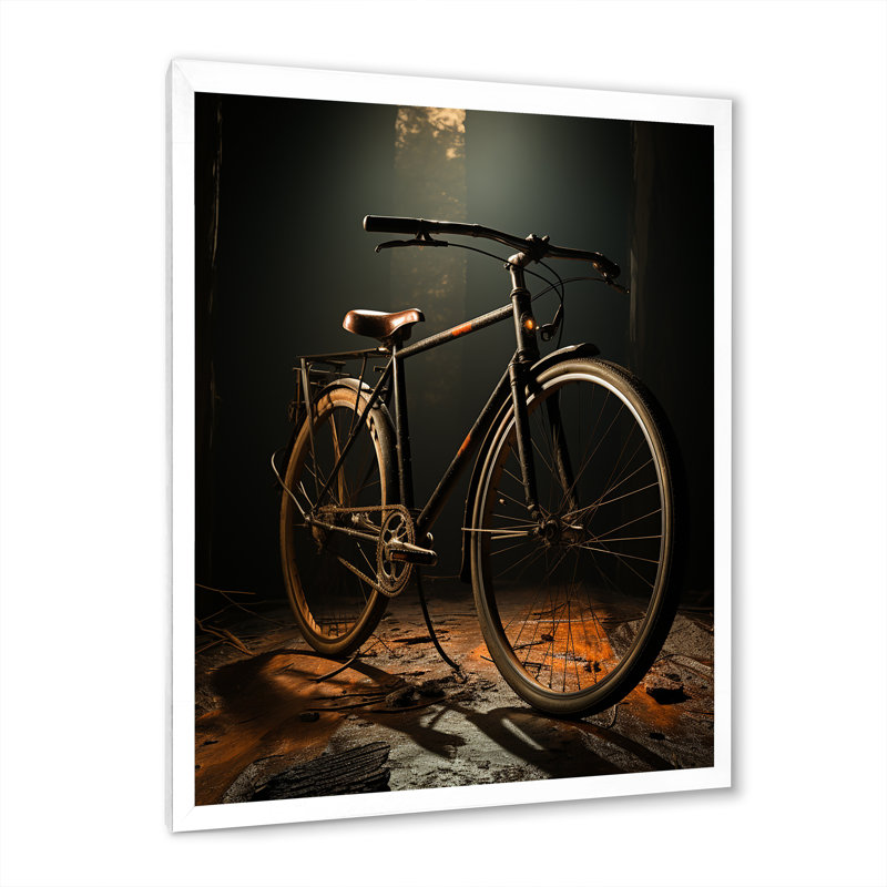 Bronze bronze sur toile, H 44 po x l 34 po x P 1,5 po, Cadre photo blanc