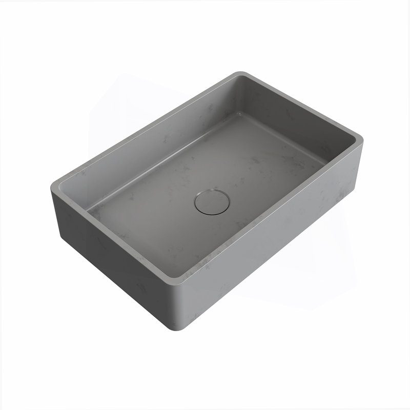 Vessel Rectangular Modern Bathroom Sink