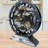 Desk wooden Clock Round 10 inches with Real Moving Gears (Transformable into a Wall Clock - detachable base) Canada Collection-1049897923