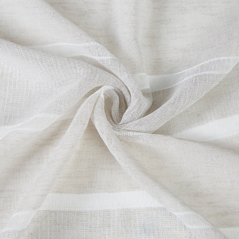 Striped Shower Curtain, Linen