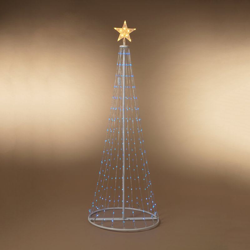 6 Ft. Color Changing Led Steel Framed Christmas Tree
