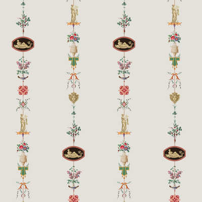 Papier peint NeoClassical Stripe - Ivoire