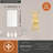 Karissa Steel Candle Wall Light