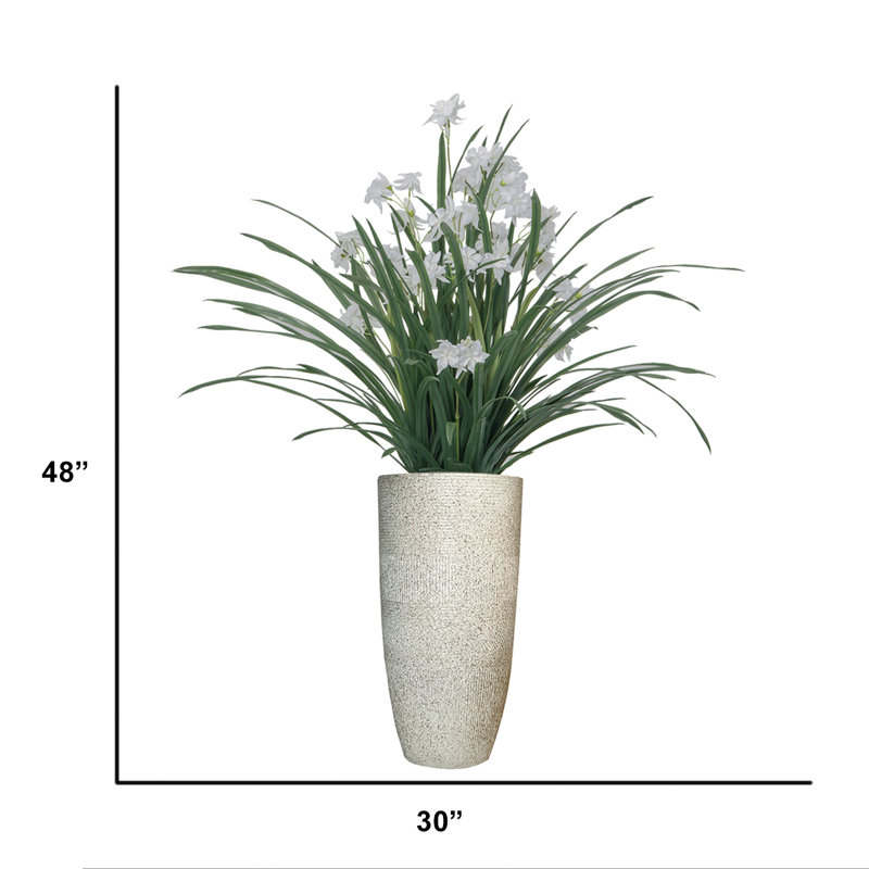 48 po citronnelle artificielle en pot