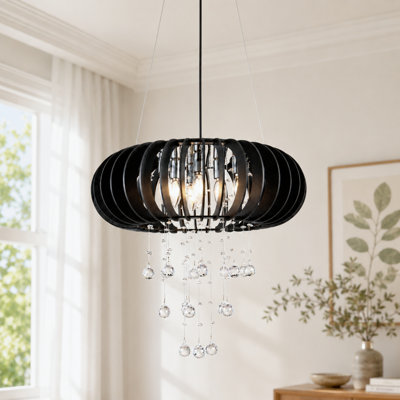 Lustre en cristal 6 lumières