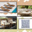 Indoor / Outdoor Damask Grey Square Throw Pillow Cover-869890753