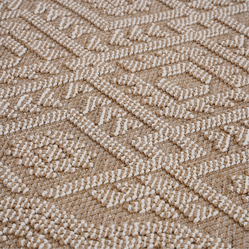 Collection 2X8 Natural / Traditional Indoor / Outdoor Runner Rug, Runner 2'2" x 8'