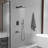 Single Handle 1-Spray Tub And 12 In. Shower Faucet 2.5 GPM With High Pressure (Valve Included)-108739170