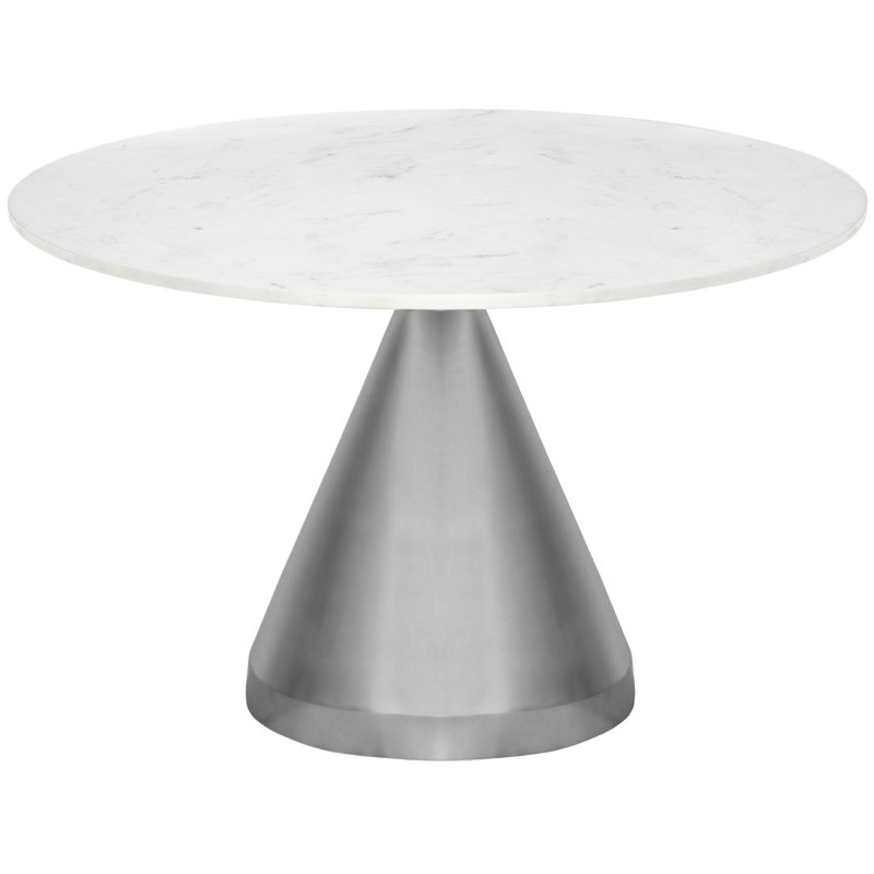 Table de salle à manger Heiderose, Argent