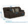 Jahlil 89'' Upholstered Reclining Sofa