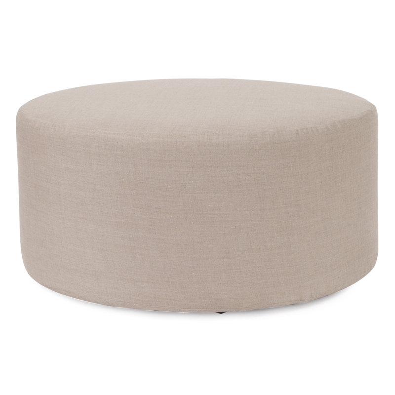 Repose-pieds standard rond 100% polyester 36 po Asja