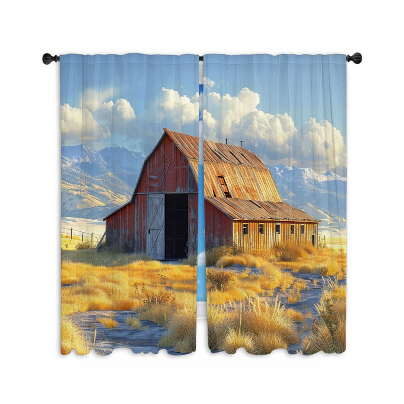 Janique Room Darkening Curtain Pair, 40" W x 54" L
