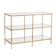 Gosport 42'' Glass Top Console Table