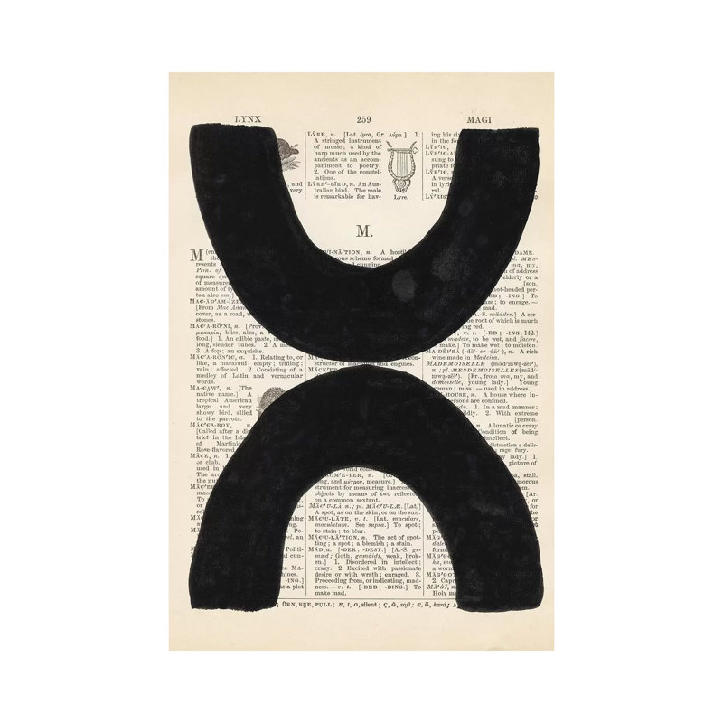 Modern Definition VII by Renée Stramel - Gallery-Wrapped Canvas Giclée on Canvas, 20.32 cm H x 30.48 cm W, Canvas
