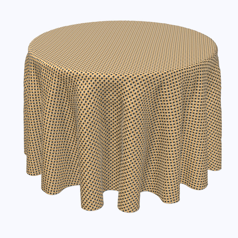 Verrill Geometric Round Tablecloth, 120" x 120"