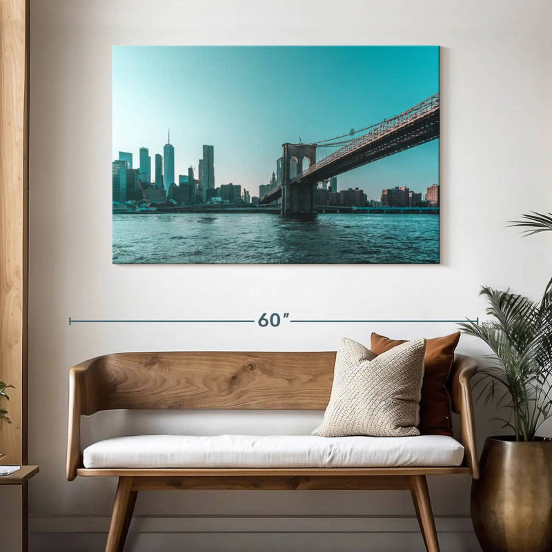 Lilie Brooklyn Bridge Daybreak, 32" H x 48" W