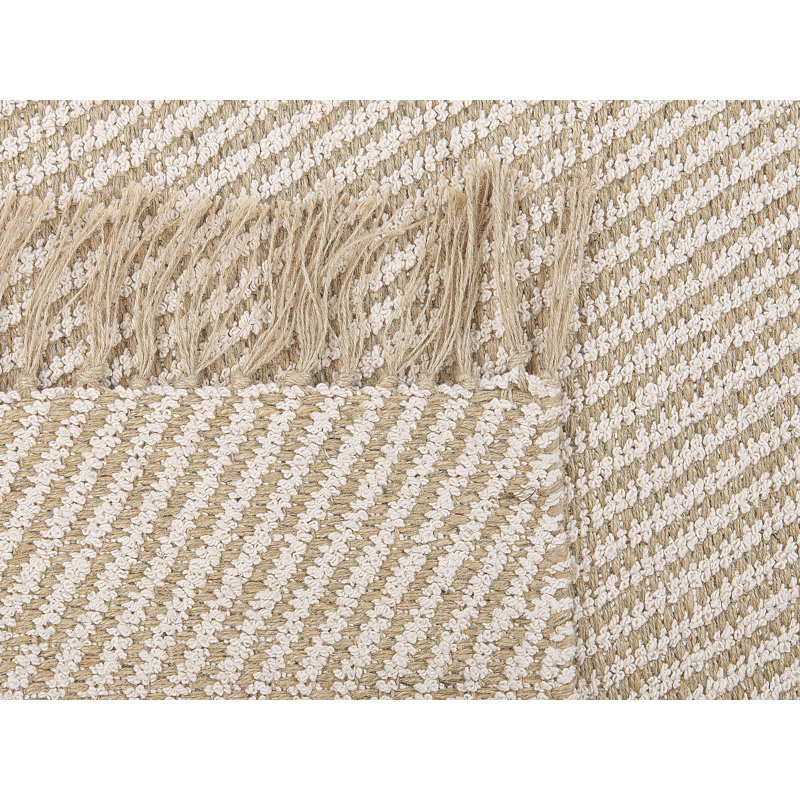 Genola Striped Flatweave Area Rug, Rectangle  140 x 200cm