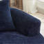 Causeuse incurvée, petit canapé en chenille avec 3 coussins, canapé profond pour appartement, salon, aucun assemblage requis-1457578717