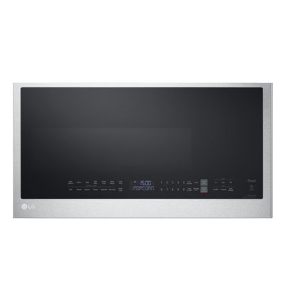 LG Smart 30 in. W 2 cu. ft. Over the Range Microwave with EasyClean 1,050-Watt