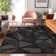 Premium Machine Washable Cerrito Black Rug