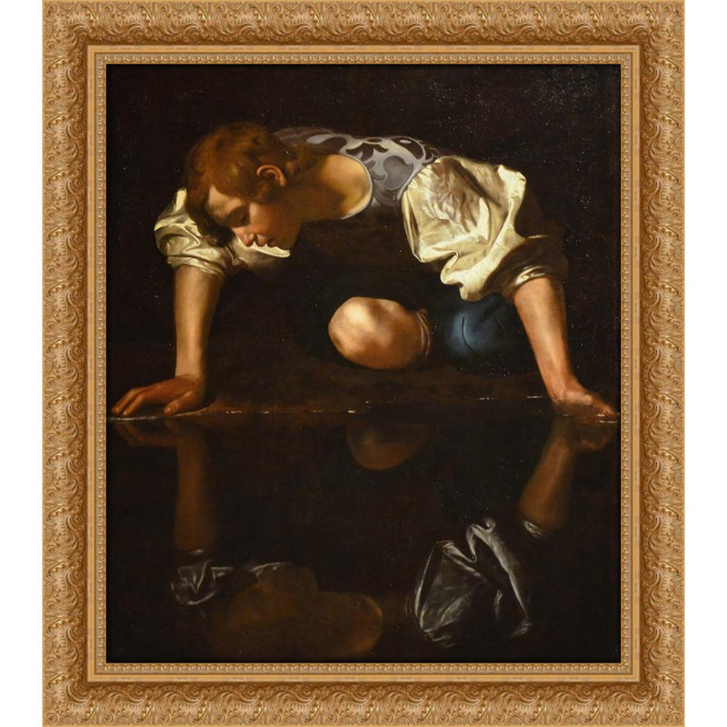 Narcisse (1597 - 1599), H 24 po x l 16 po