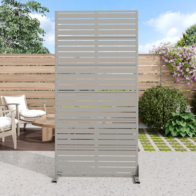 72" Metal Outdoor Privacy Screen