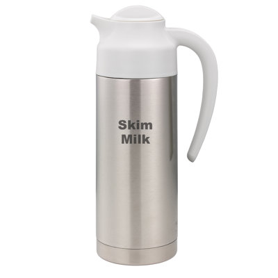 Stainless Steel Vacuum Insulated 4.2 Cup Creamer Carafe, Etched