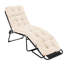 4 pièces Coussin de chaise longue 73 po x 22 po à dossier haut inclinable avec 4 attaches de fixation-910727497-910727501