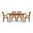 Sarah 4 - Person Solid Wood Top Four Leg Dining Set-16848865-37101028-39921237