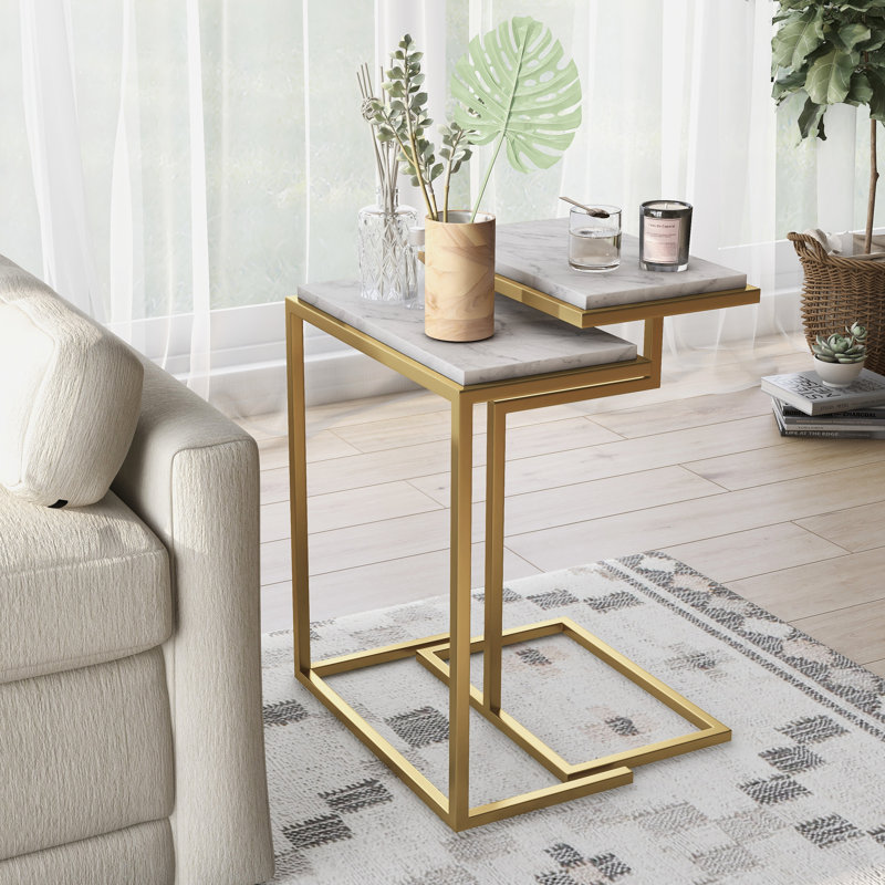 Kirstie Nesting Tables, White