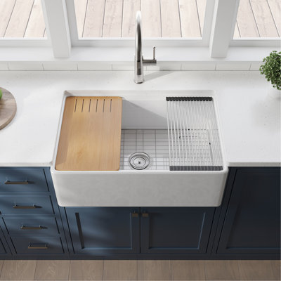 Apron Sink 30" W X 20" D - Material L Basin For And Attractive