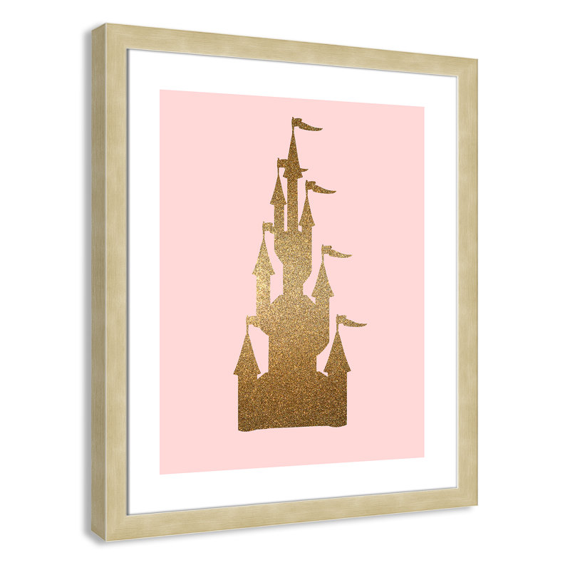 Fairytale 1, impression sur papier, H 26,5 po x l 22,5 po x P 0,63 po, Cadre blanc