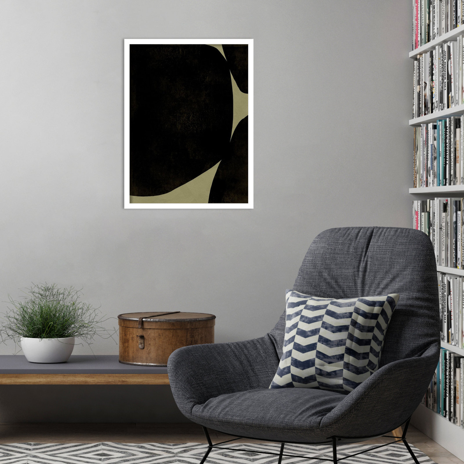 Heirloom Orbs I Print by Jacob Green, 25" H x 19" W x 1" D, White