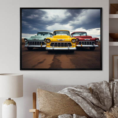Pickup Truck Retro Rides I - Transportation Wall Art Living Room
