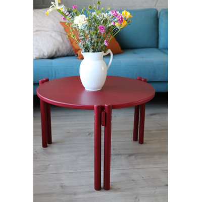 Sticks Solid Wood 3 Legs Coffee Table